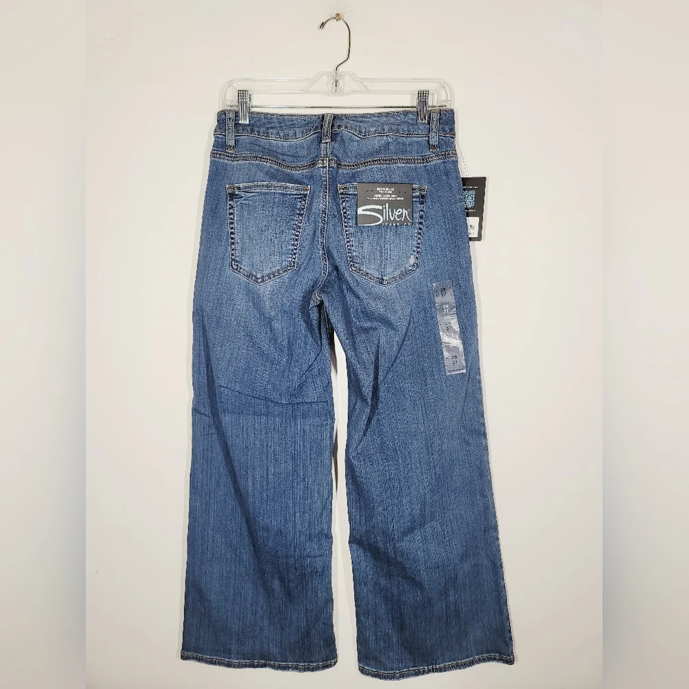 NWT Silver Suki Wide Leg Jeans, Size 29